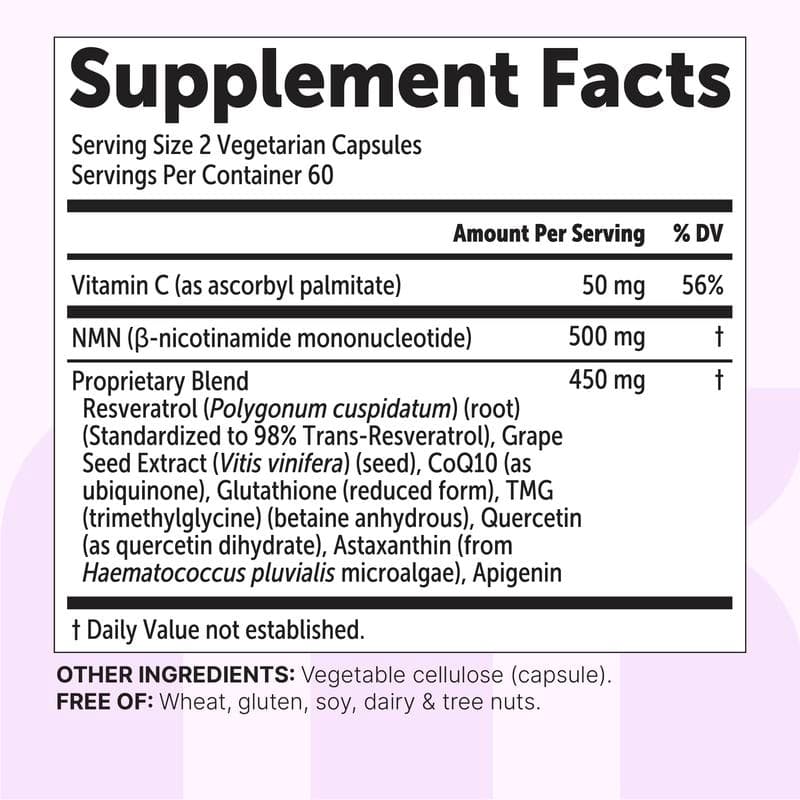 NMN 10 in 1 Cellular Energy 1000mg