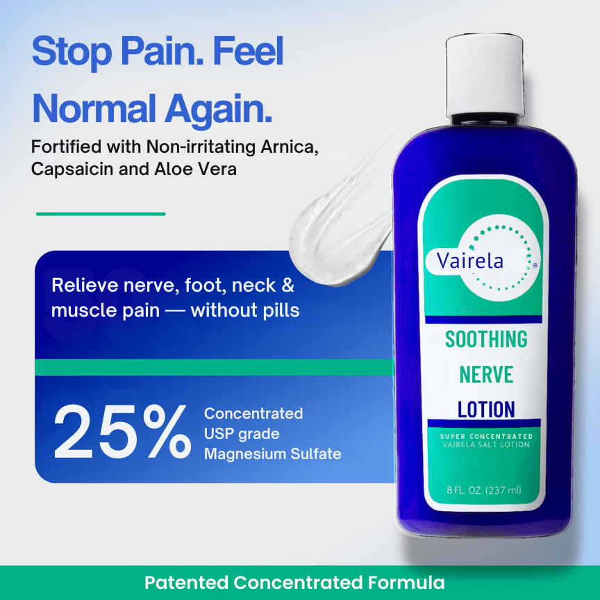 Calm Burning, Tingling Feet & Restless Legs - In Minutes, Without Pills - Vairela