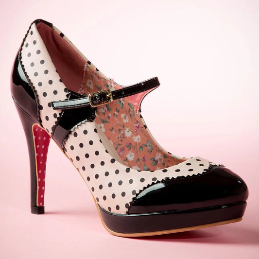 Retro 50s Mary Jane Pumps - Vairela