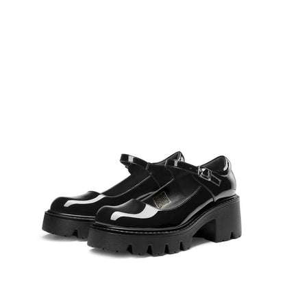 Retro Mary Jane Chunky Pumps - Vairela