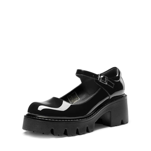 Retro Mary Jane Chunky Pumps - Vairela